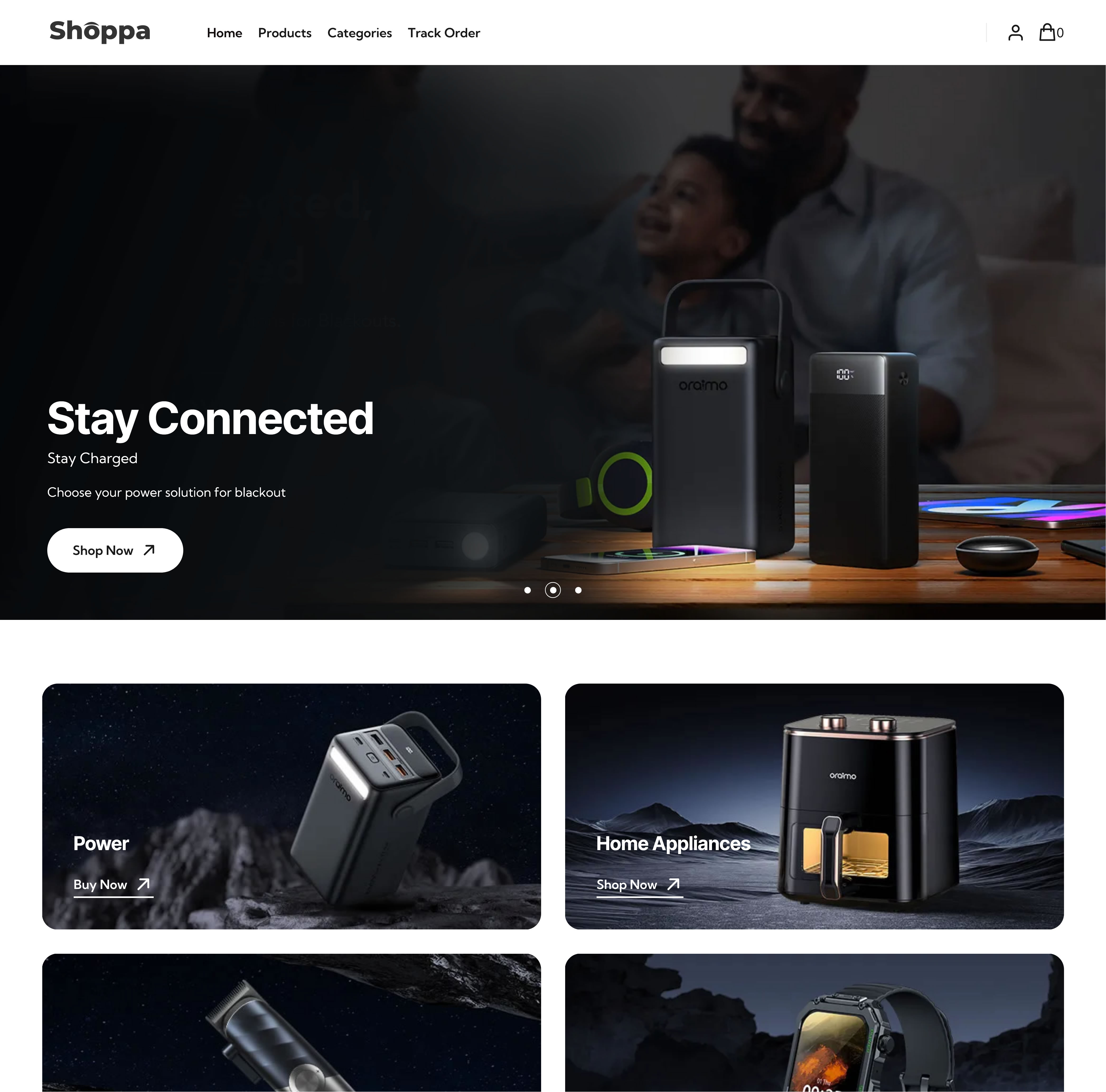 Silicon Ecommerce theme preview
